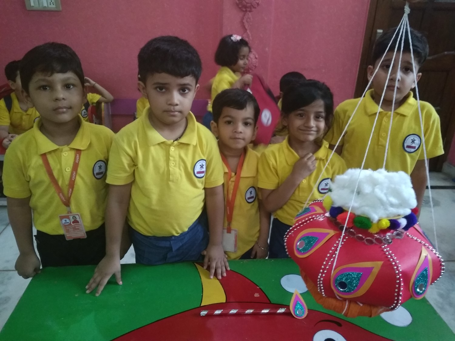 Janmashtami Celebration Matki Decoration Kidzee Uttam Nagar